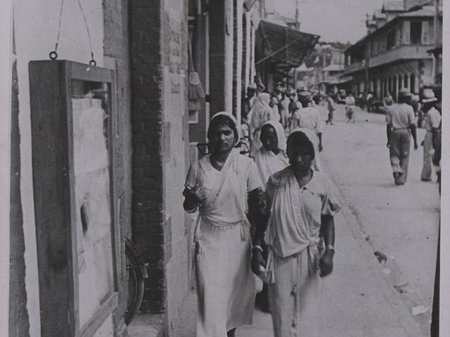 shopping in port of spain trinidad 1945 