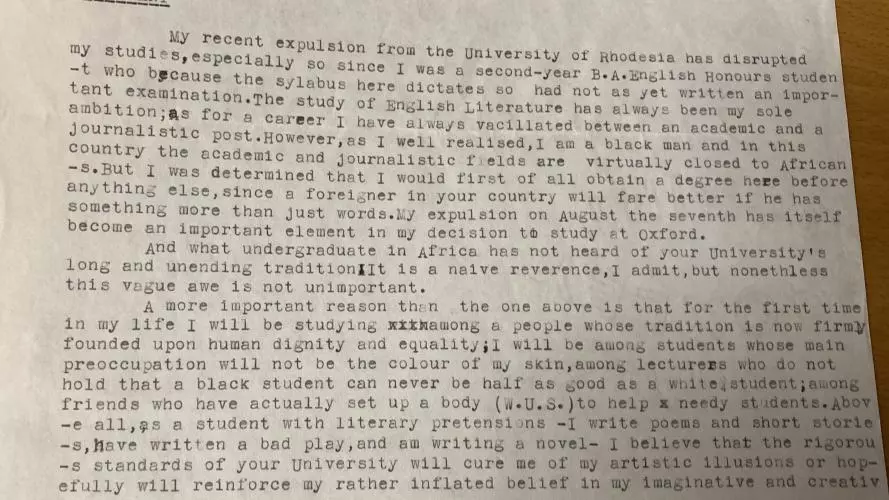 marechera personal statement oxford application new college archives f 1 2